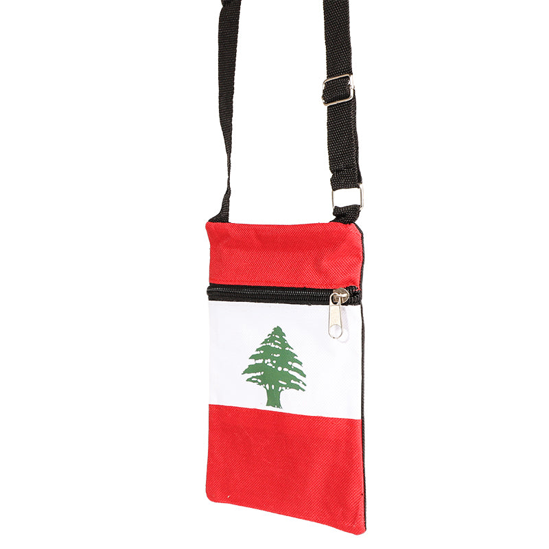 شنطة قماش علم لبنان