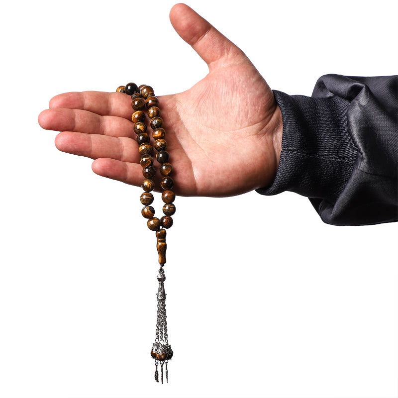 مسبحة عين النمر 10 ملم رندل