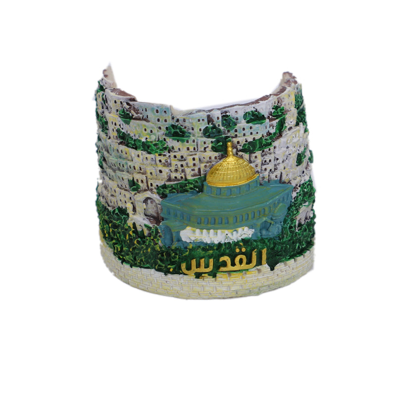 تحفة فخار ستاند شمعة القدس