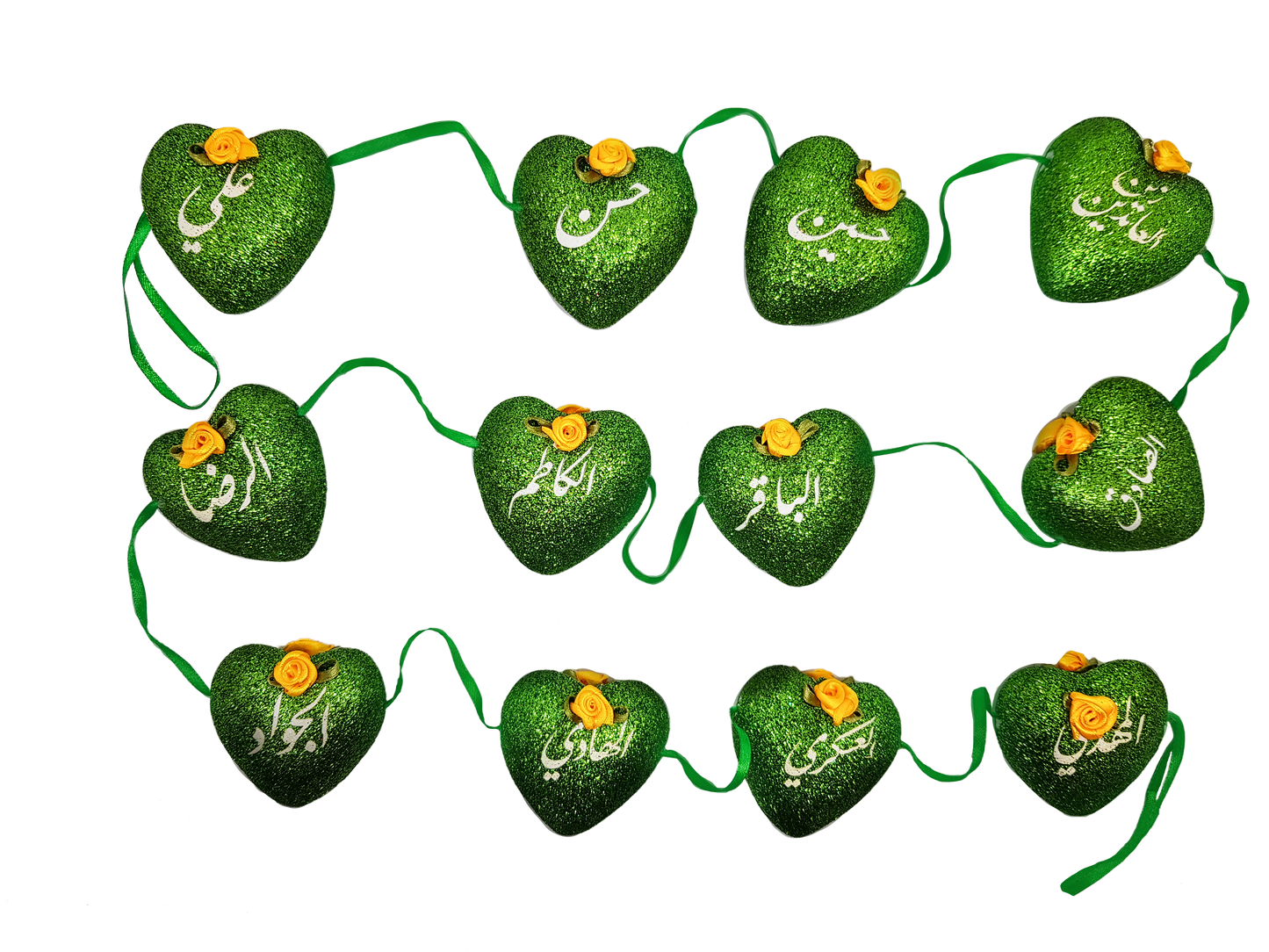 حبل زينة قلب صغير