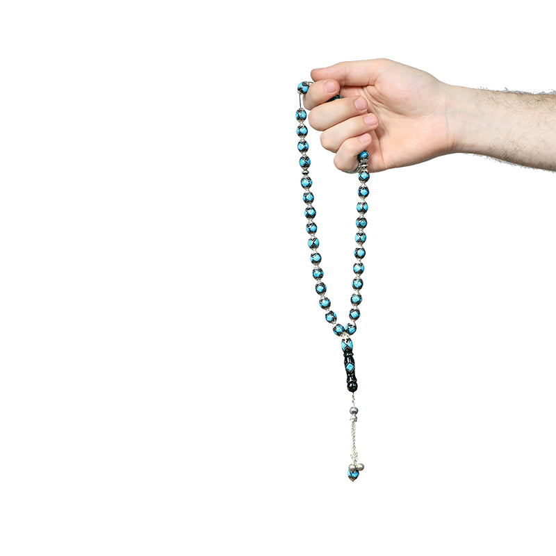 مسبحة يسر 33 حبة (فضة مطعم فيروز)