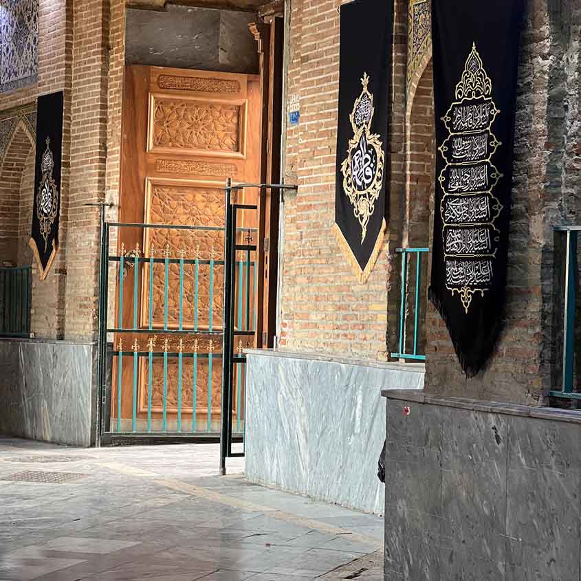 يافطة طباعة زيارة الزهراء 75×200 سم
