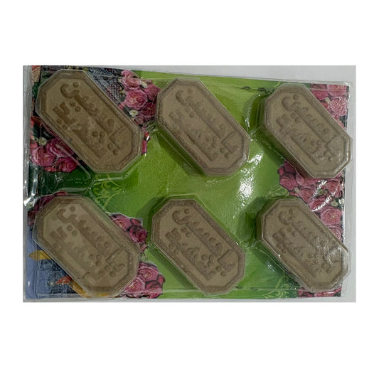 سجدات كرت عدد 6 مستطيلة 1×3×5.5 كود 1